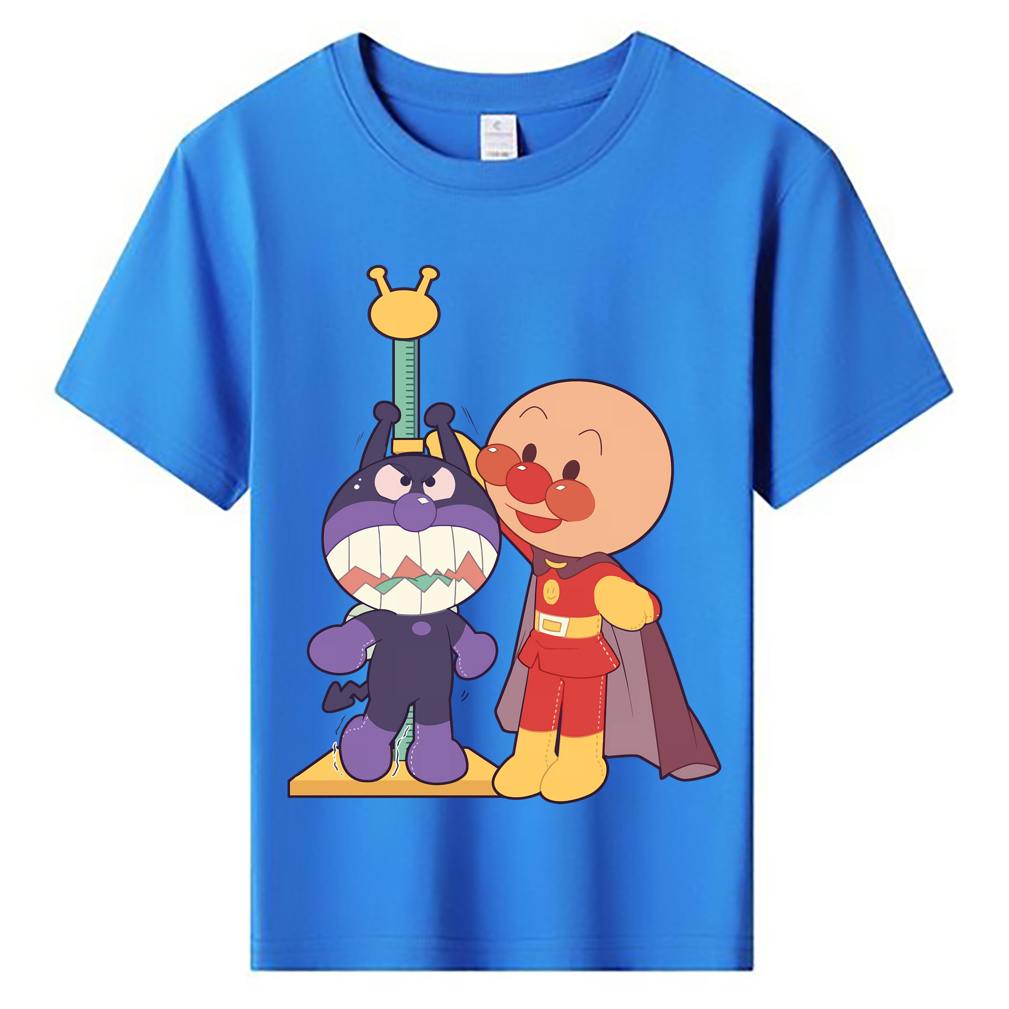（画像用） アンパンマン Anpanman 綿100％キッズTシャツ（フロントプリント）